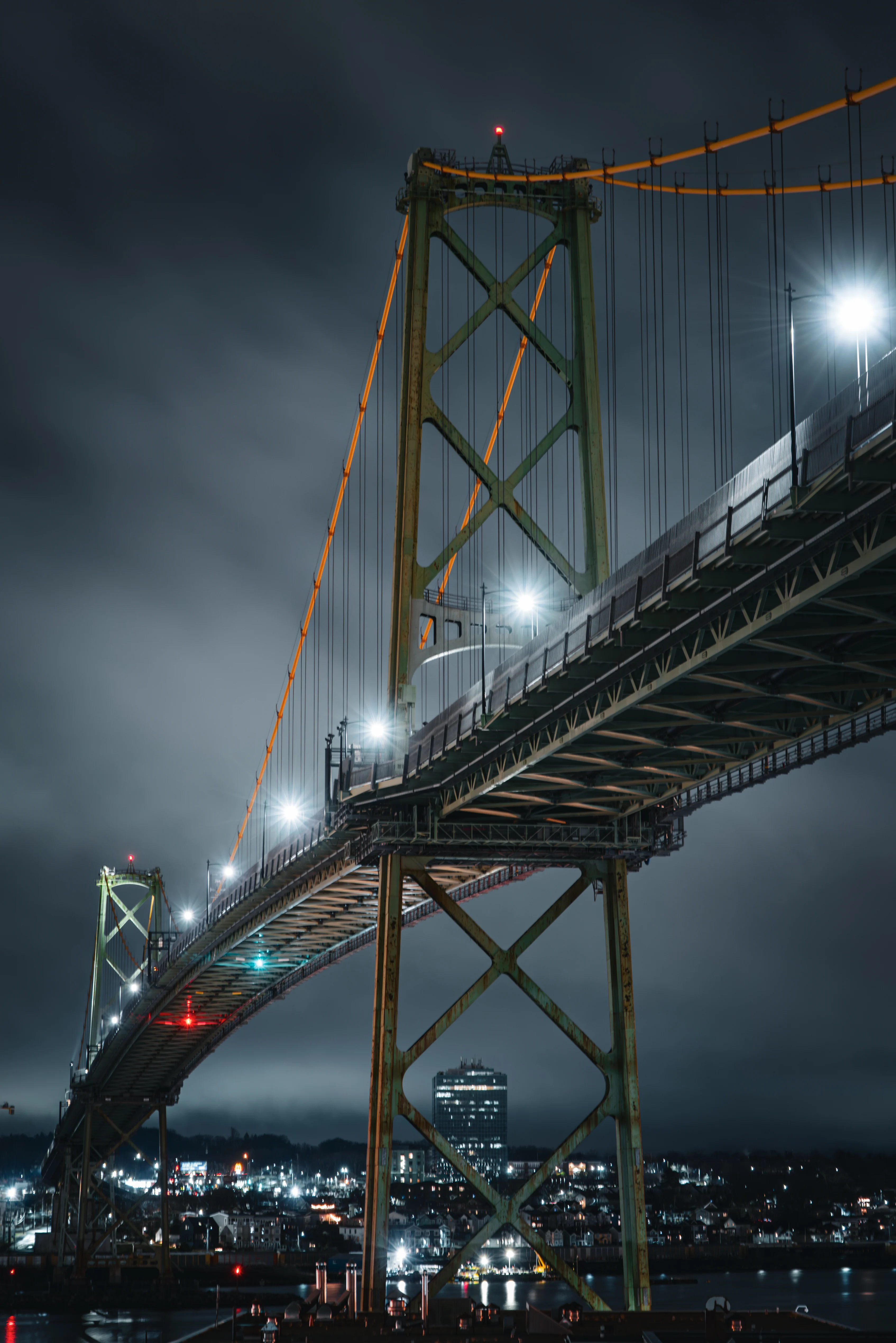 Macdonald Bridge at Night